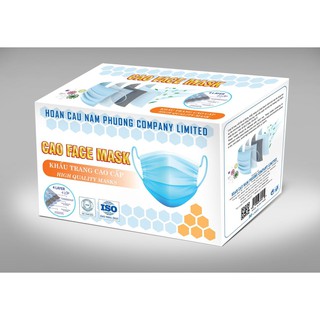 [SẴN HÀNG] Khẩu trang y tế cao cấp 4 lớp - Khẩu trang CAO FACE MASK - NVT SHOP<3