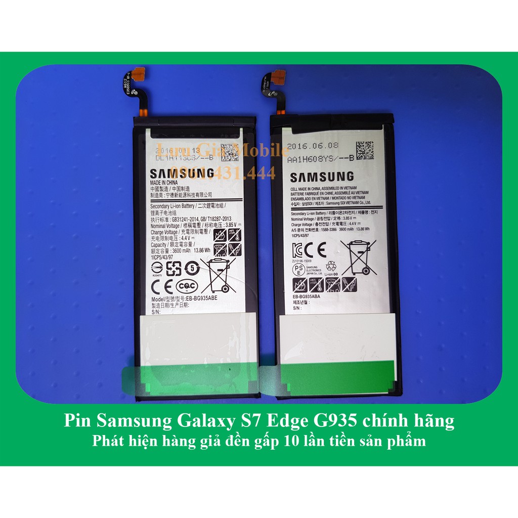 Pin Samsung Galaxy S7 Edge G935 zin công ty