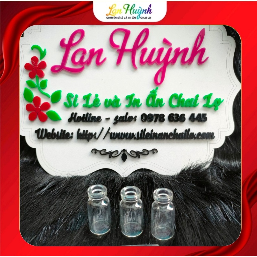 BỘ 10 CHAI LỌ CHIẾT MỸ PHẨM 3ML