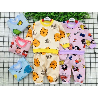 Bộ Nỉ Bông Dày Đẹp Cho Bé Trai Và Bé Gái (3-15kg)