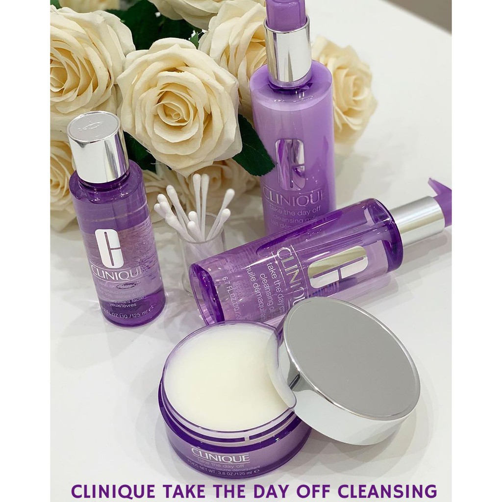 Nước tẩy trang mắt môi Clinique take the day off makeup remover 125ml