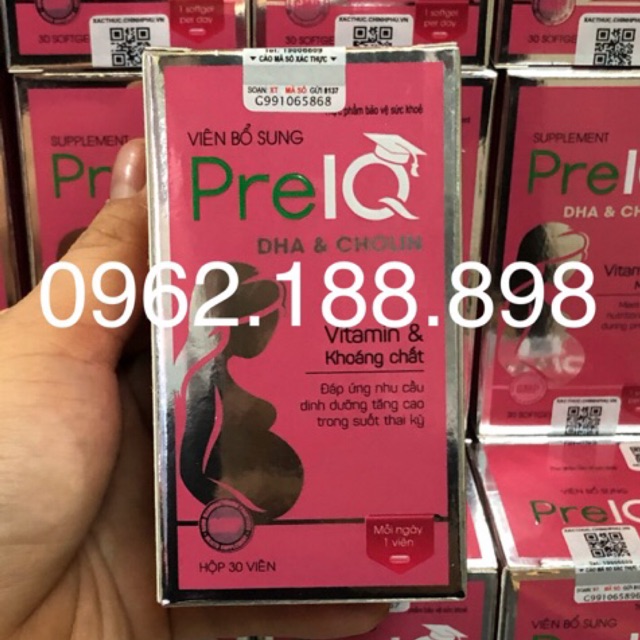 Viên bổ bà bầu Pre IQ - Preiq - Sắt Preiq