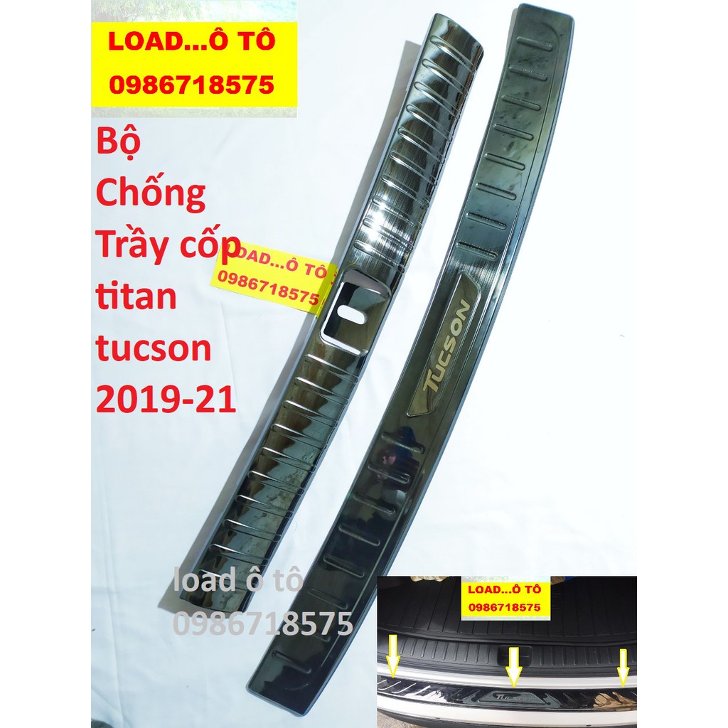 Chống Trầy Cốp Trong, Ngoài Xe Huyndai Tucson 2022-2018 Mẫu Titan Cao Cấp