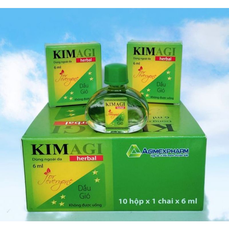 Freeship 01 chai Dầu gió Kim Agi 6ml