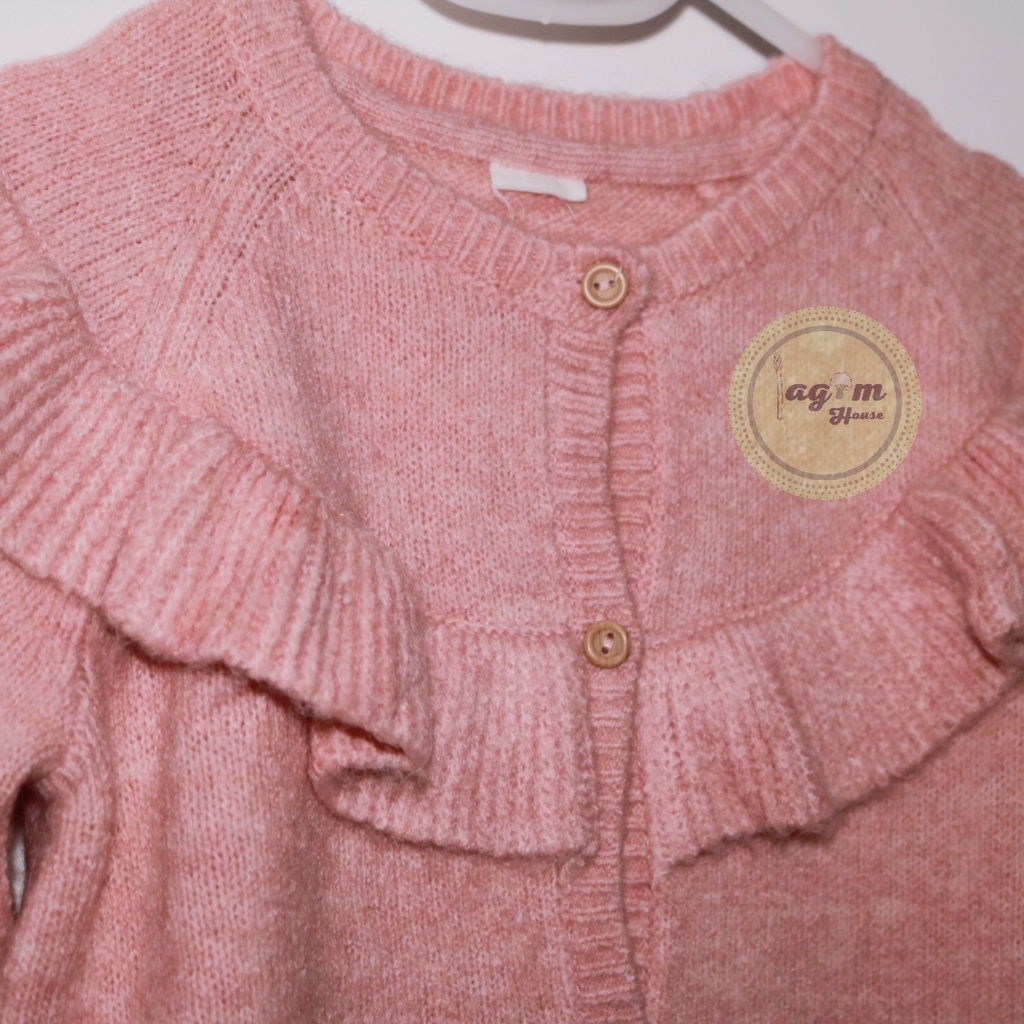Áo khoác len cardigan HM dư xịn cho bé gái 6-15kg - Lagim House