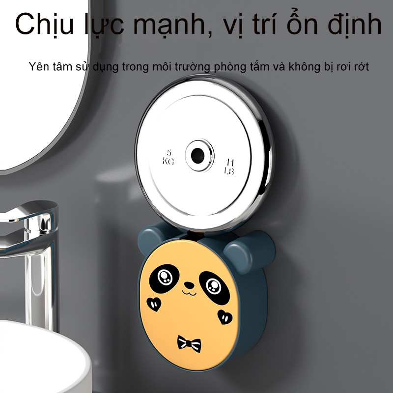 Khay Đựng Xà Phòng Nắp Lật Gắn Tường Không Đục Lỗ Họa Tiết Hoạt Hình Dễ Thương Phong Cách Bắc Âu Cho Nhà Tắm Kệ Để Xà Phòng Gắn Tường Thiết Kế Hình Hoạt Hình Dễ Thương Khay Đựng Xà Phòng Gắn Tường Kiểu Dáng Hoạt Hình Dễ Thương