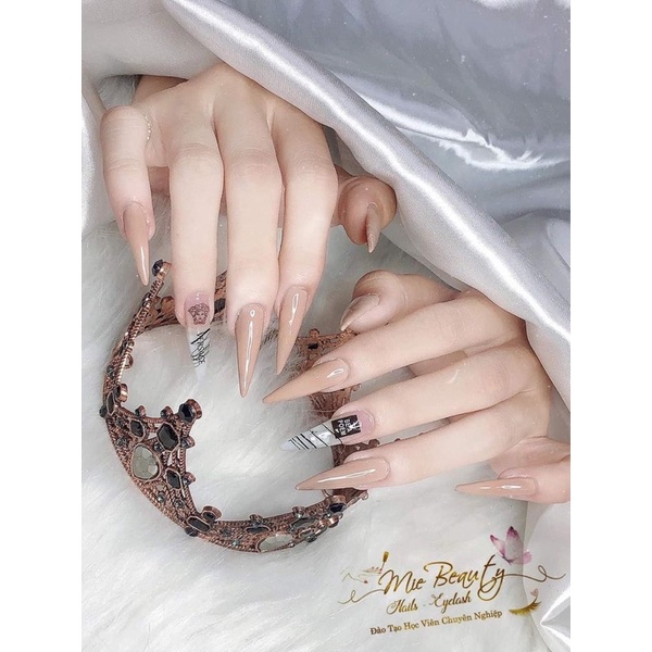 🎀Nail box, móng up thiết kế nu kiểu 27🎀