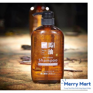 Dầu gội dưỡng tóc tinh chất con ngựa - Kumano- horse oil non silicon SHAMPOO (600ml) DGDTCN03