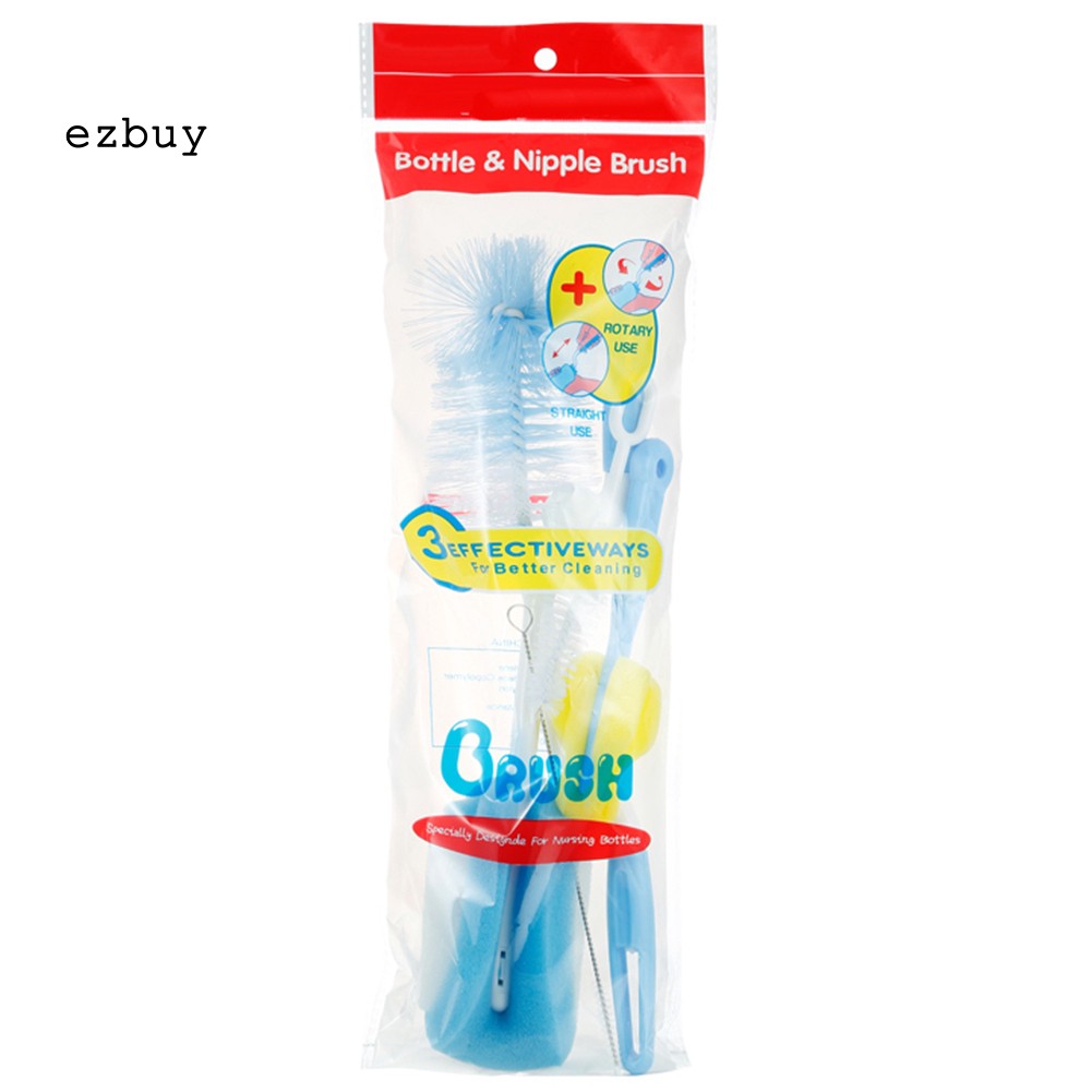 5 Cọ Rửa Bình Sữa Em Bé Xoay 360 Độ