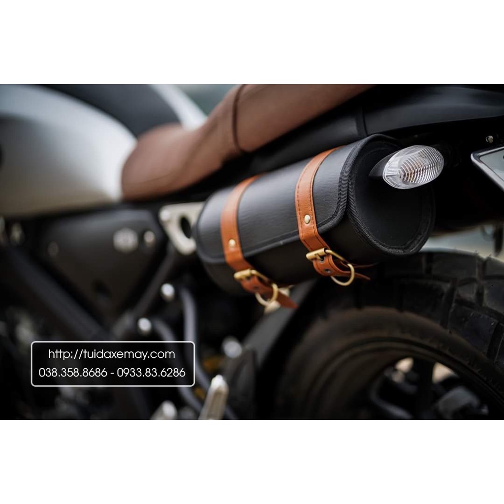 Túi Treo Xe Máy XSR 155 Dáng Tròn Trống Kích Thước 24 X 12