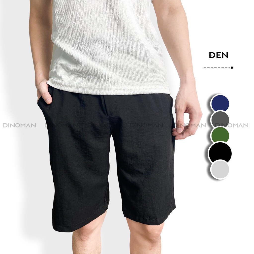 Quần Short nam, quần đùi nam chất đũi cực mát mặc giữ dáng thoải mái dễ chịu.