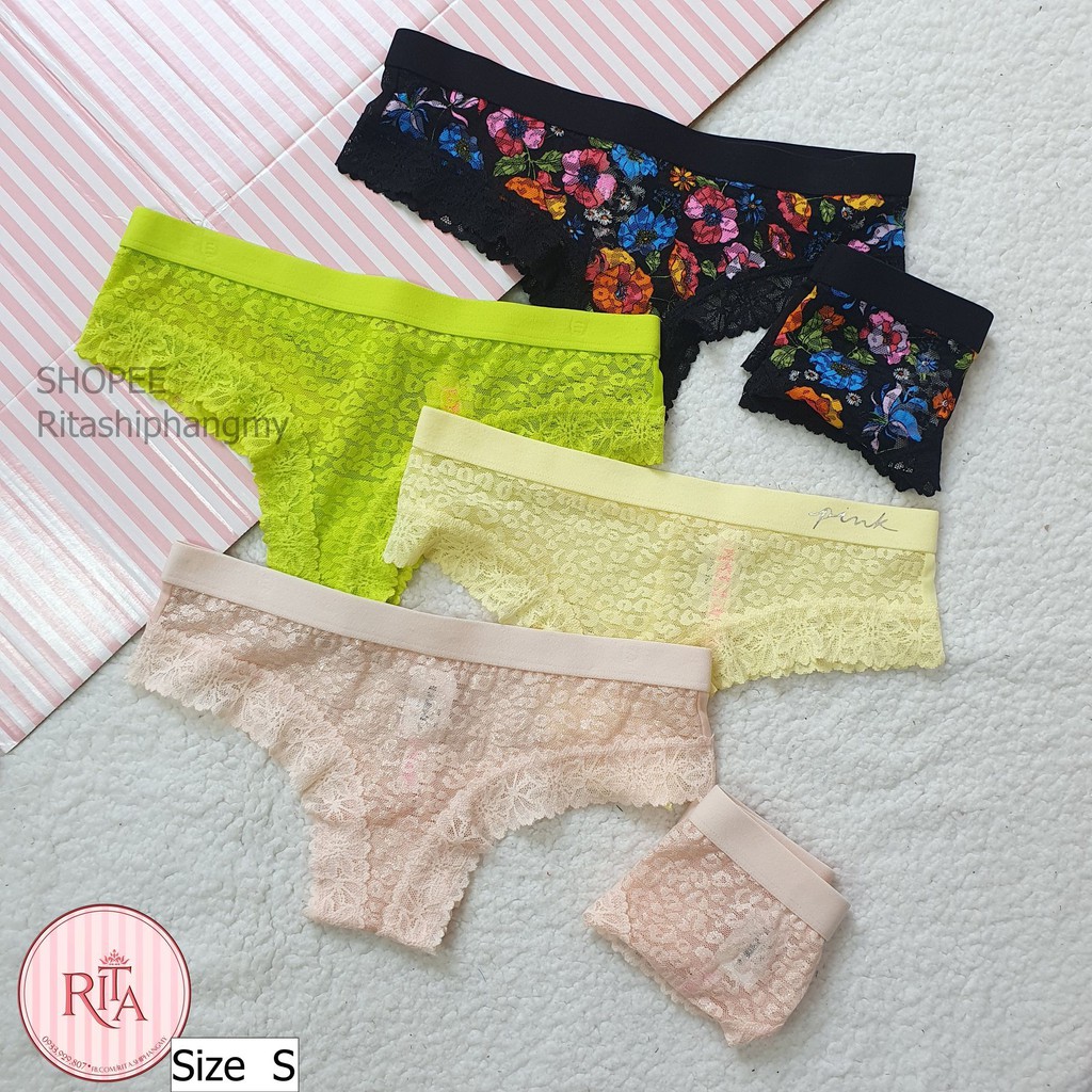 (SIZE S 91-96 CM) (REN 5) Quần lót Victoria Secret chính hãng, săn sale giá rẻ