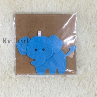 Móc Khóa Vải Nỉ Voi Con (A001)