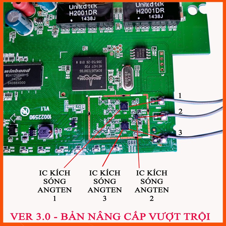 BỘ THU VÀ PHÁT WIFI CÔNG SUẤT LỚN NGOÀI TRỜI TỪ 200-300M. VER 3.0