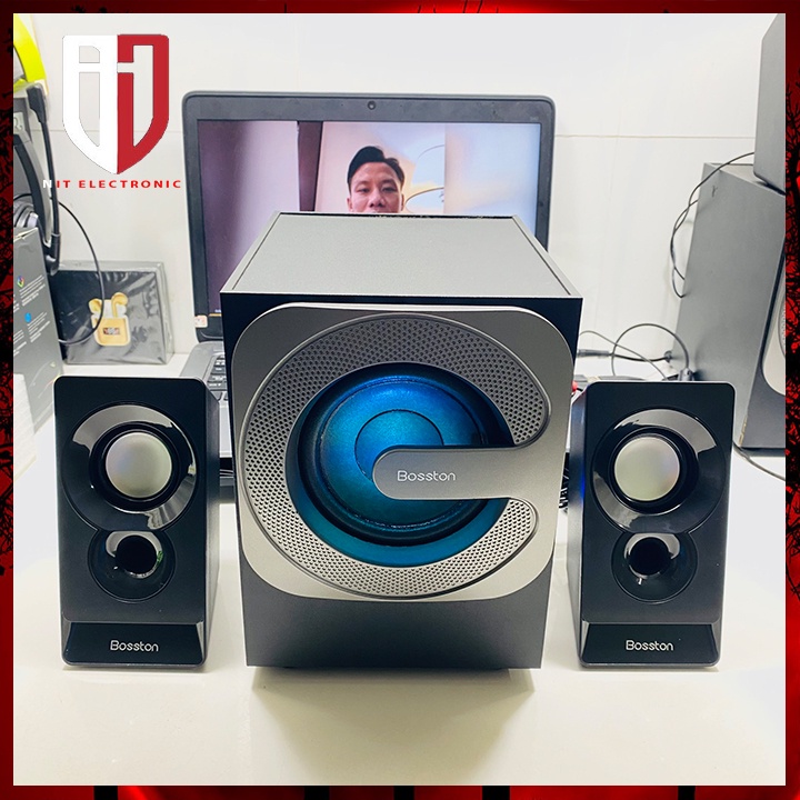 Loa Máy Vi Tính PC Bluetooth Để Bàn Chính Hãng BOSSTON T3600 Có Đèn Led Loa Gaming