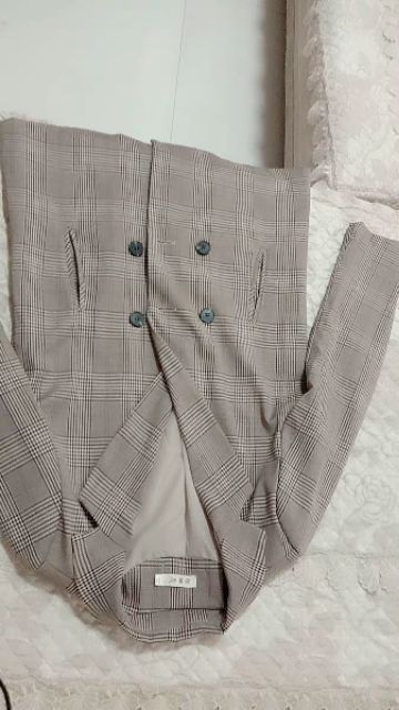 (Hàng Đẹp)Áo blazer kẻ caro Hàn Quốc- Ảnh thật 4 hình cuối | BigBuy360 - bigbuy360.vn