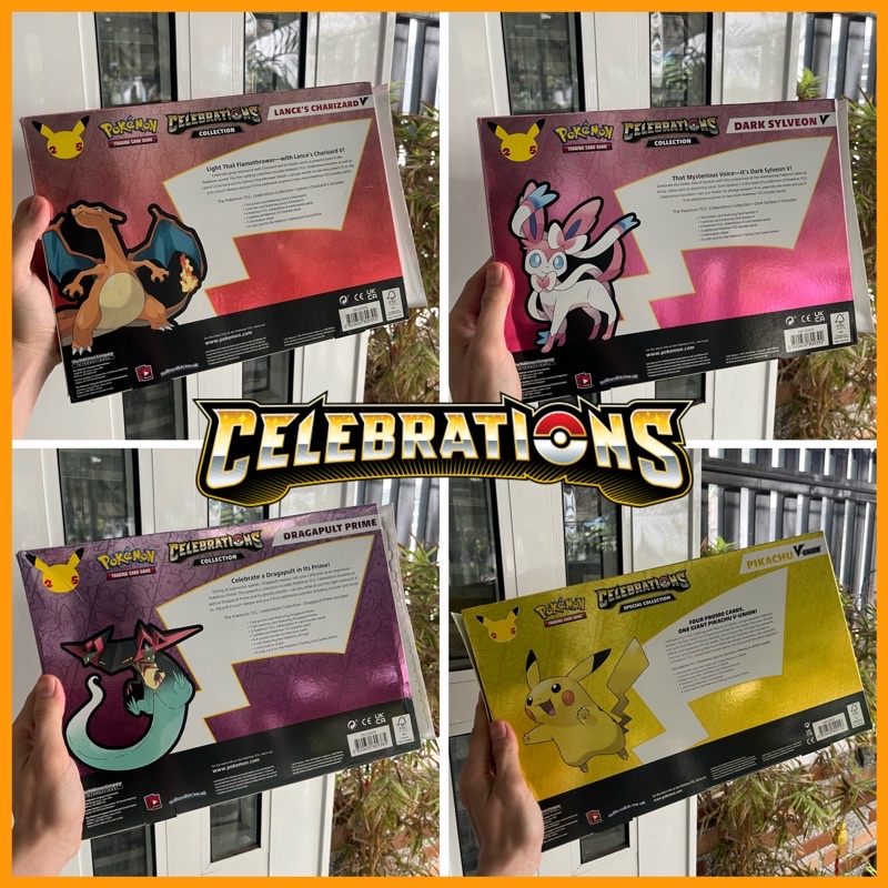 Hộp rỗng TCG Pokémon kỷ niệm 25 năm 25th anniversary