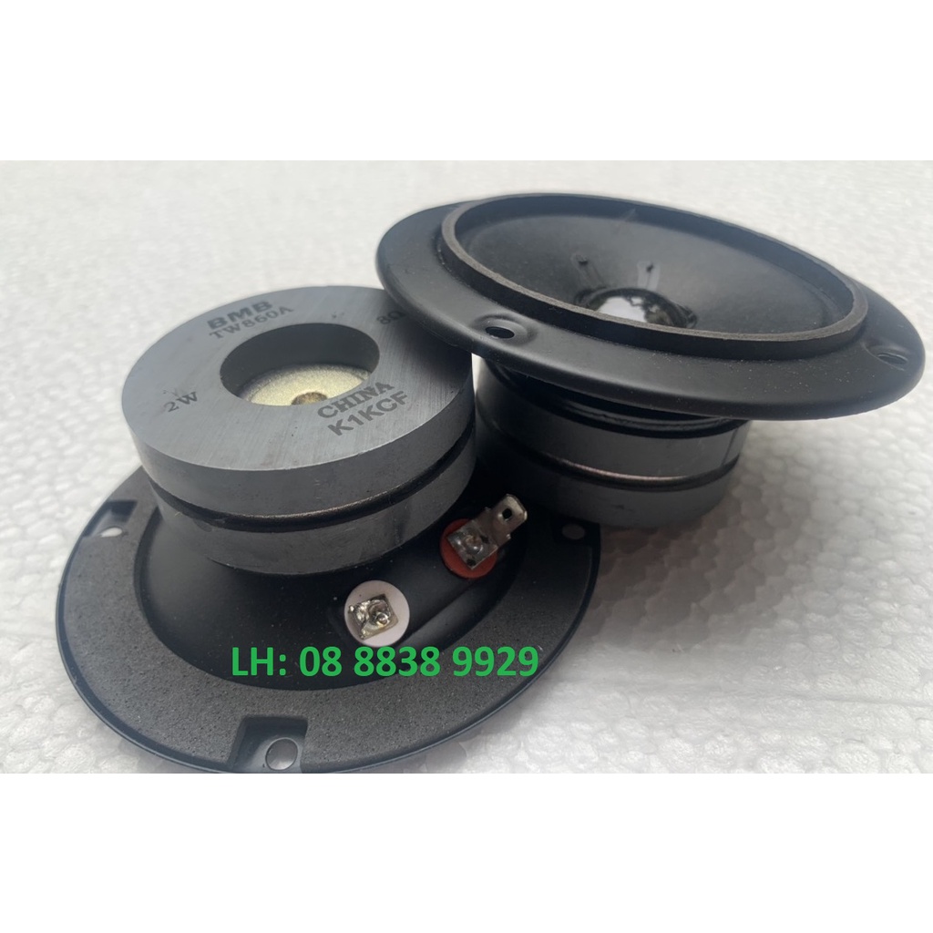 CẶP LOA TREBLE 2 TỪ BMB SỊN CHÍNH HÃNG 10 CM CAO CẤP KÈM TỤ SỊN - GIÁ 2 LOA