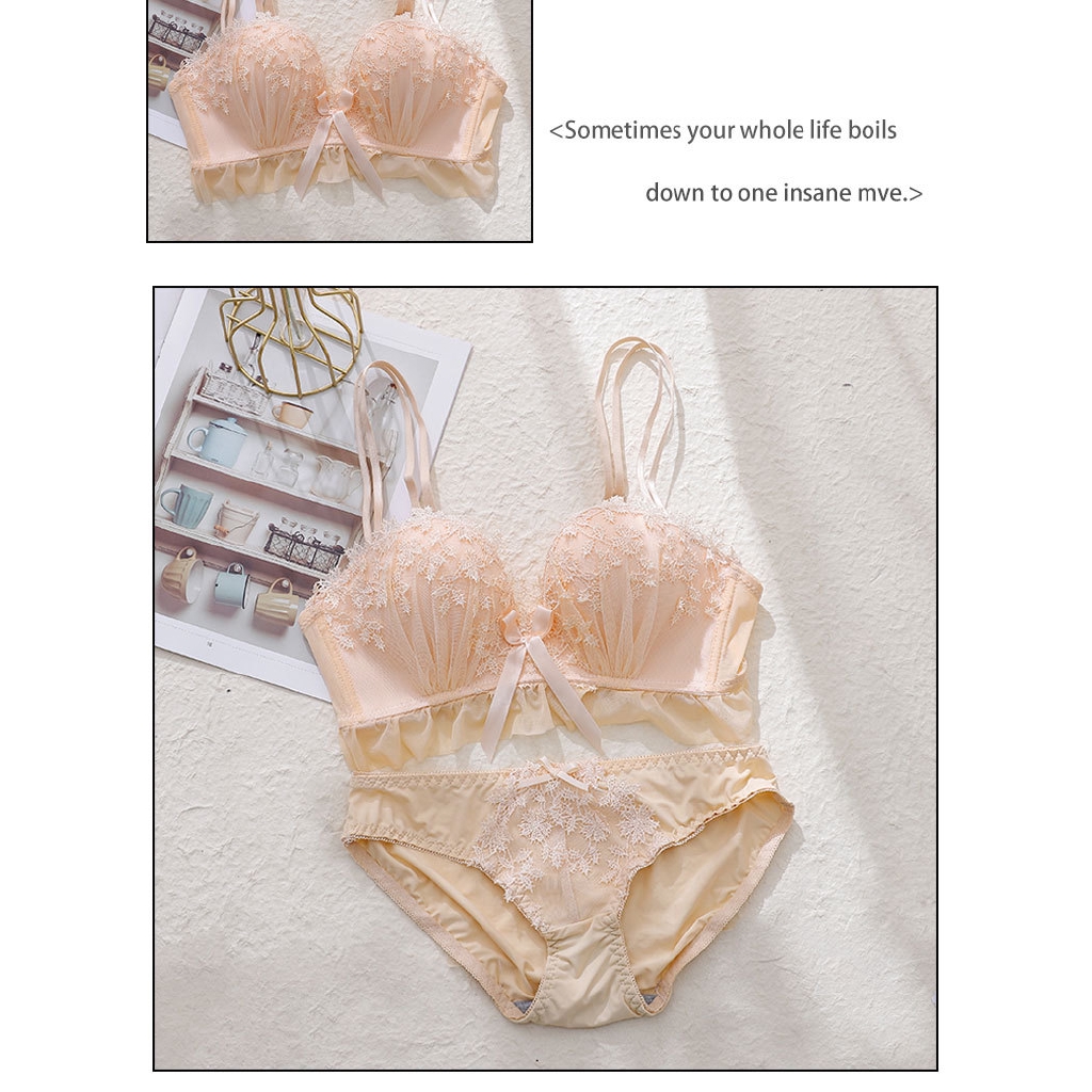 Bộ Đồ Lót Phối Ren Xinh Xắn Gợi Cảm Dành Cho Nữ | BigBuy360 - bigbuy360.vn