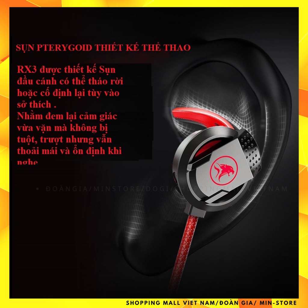 Tai nghe gaming có dây PLEXTONE xMOWi có thể tháo rời,tích hợp micro dài, chuẩn 3.5mm và Type C