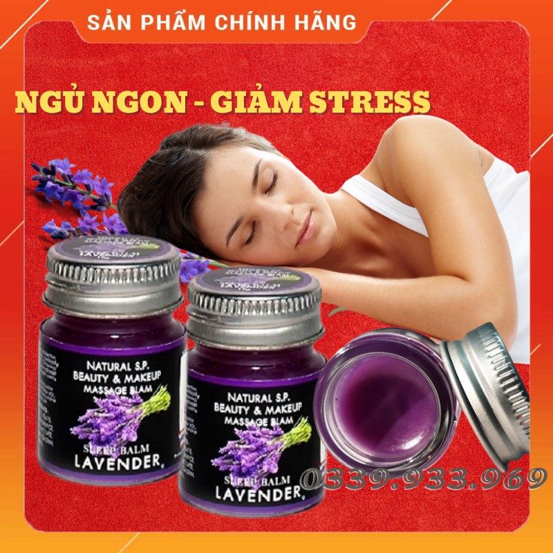 Dầu Cù Là Giúp Ngủ Ngon Giảm Stress - Dầu Cù Là Lavender Sleep Balm Thái Lan