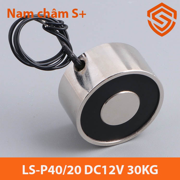 Nam châm điện LS-P40/20 12V 30KG
