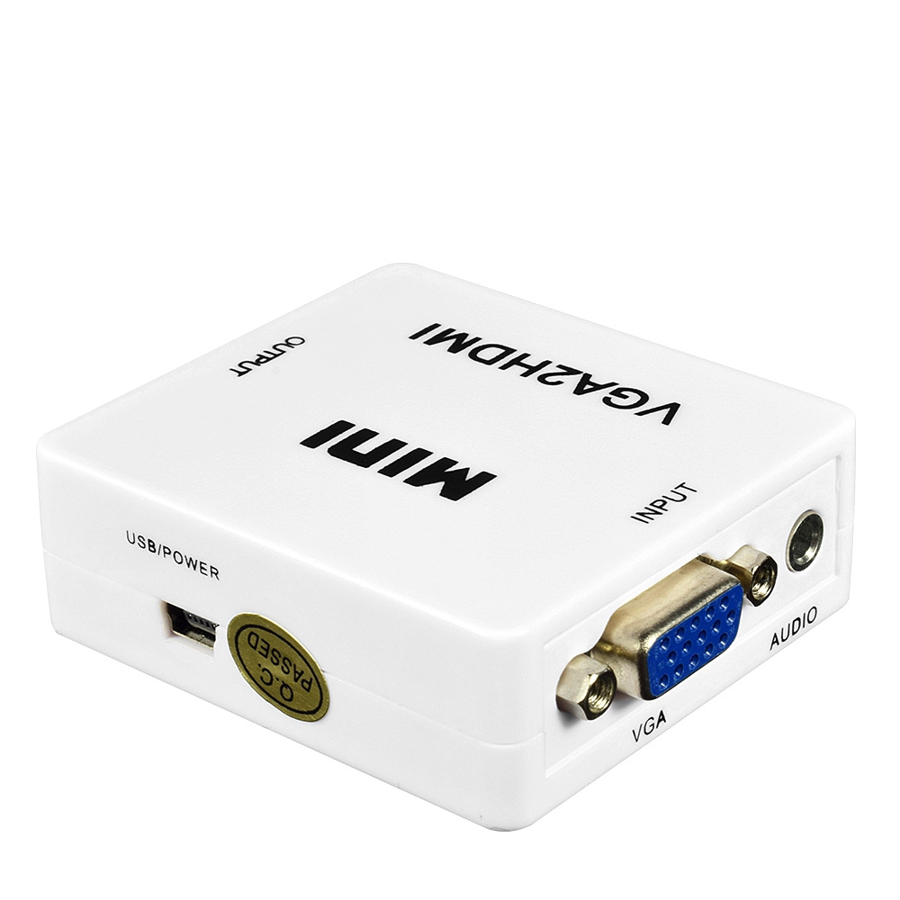 Đầu chuyển đổi âm thanh 1080p vga2hdmi mini vga sang hdmi cho laptop/máy tính bàn