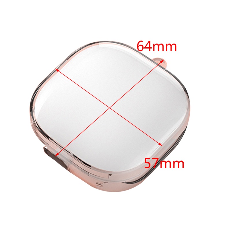 QUU Case Cover with Keychain for QCY T13 Wireless Earbuds Transparent TPU Case