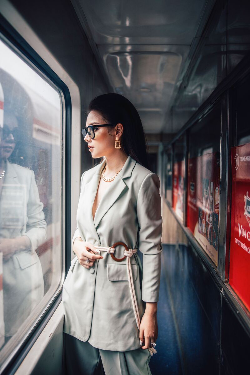 [Mã FAMALLT5 giảm 15% đơn 150k] CCHAT Áo blazer 2 túi dài tay