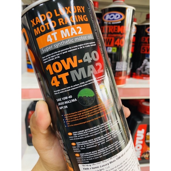 Nhớt Xado Racing 10w-40 V3 mẫu mới