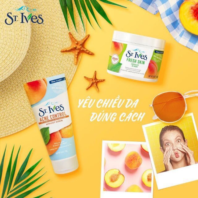 Tẩy da chết ST.Ives Blackhead Clearing Green Tea Scrub