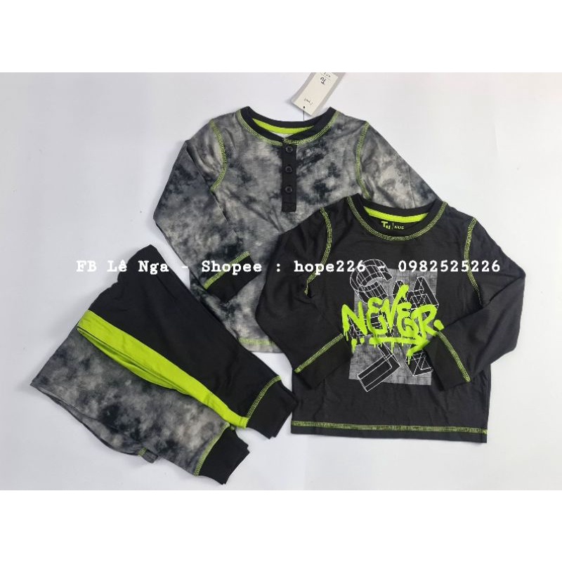 [FORM NHỎ NGANG] Set 2 bộ cotton Tu.Clothing UK chính hãng sz từ 2-3y đến 10-11y