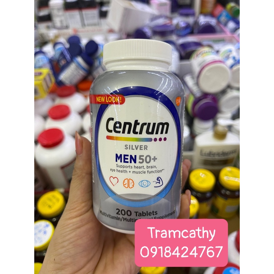 vitamin tổng hợp dành cho nam trên 50 tuổi centrum men