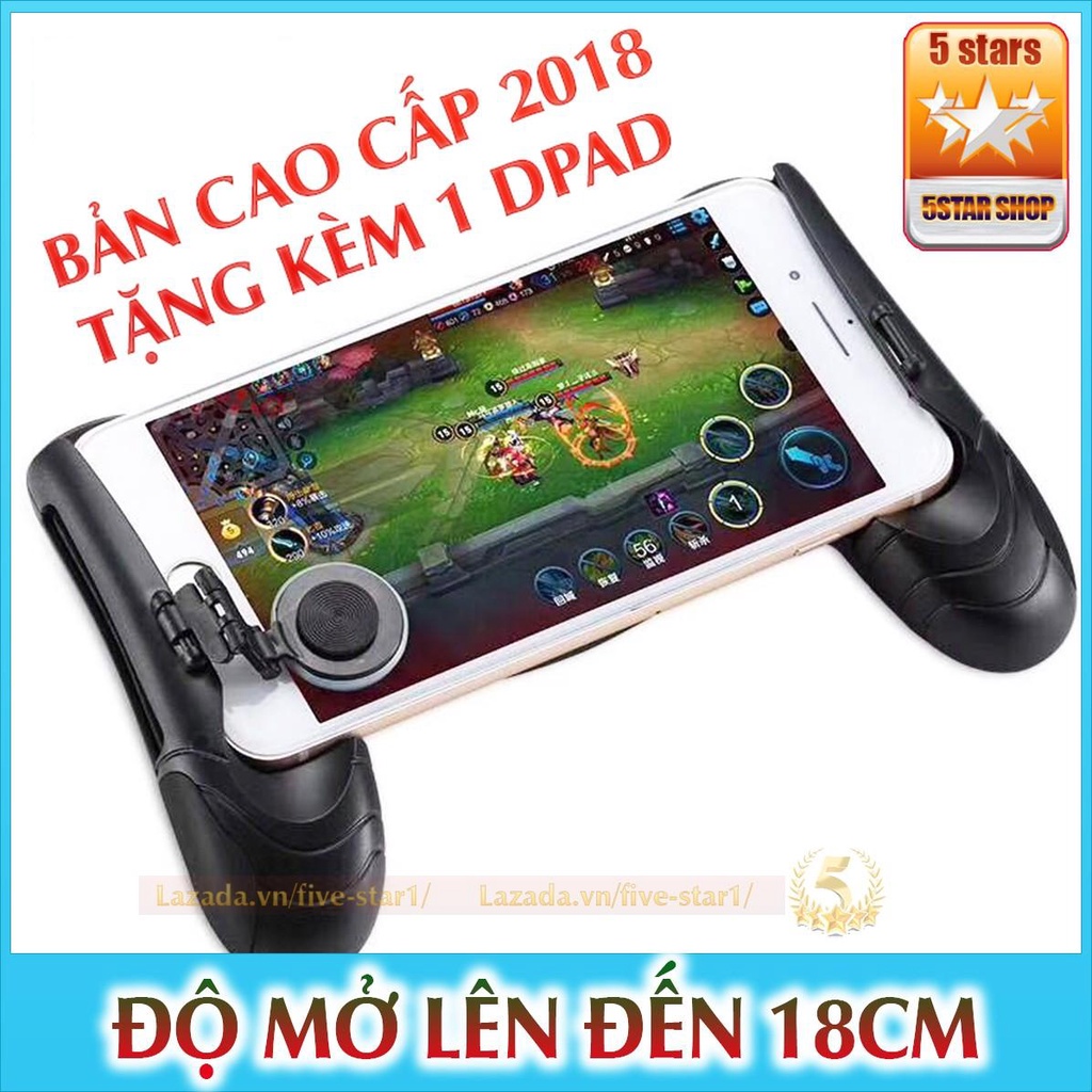 Tay cầm game GameSir F1 (Đen) - Dùng cho điện thoại Android,dễ sử dụng,bảo hành 1 đổi 1