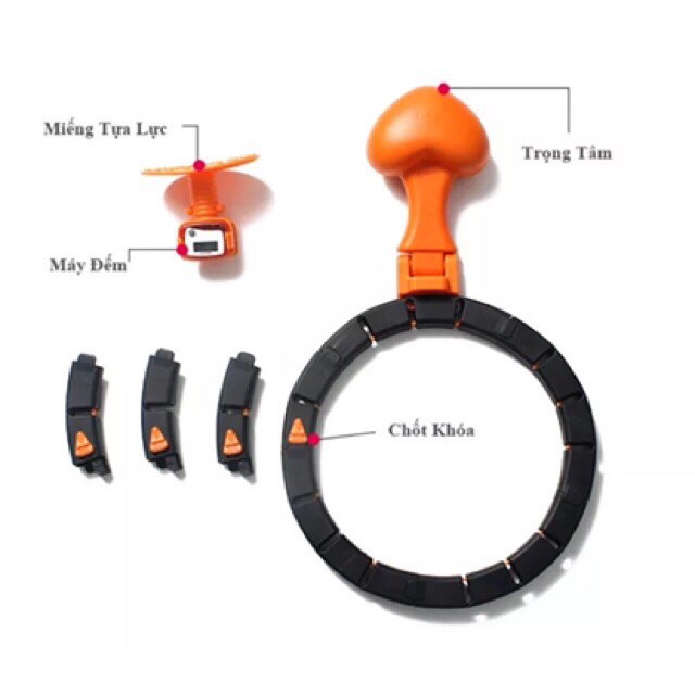 Vòng lắc eo thông minh thon gọn HULA ( Ảnh Thật + Video ) | BigBuy360 - bigbuy360.vn