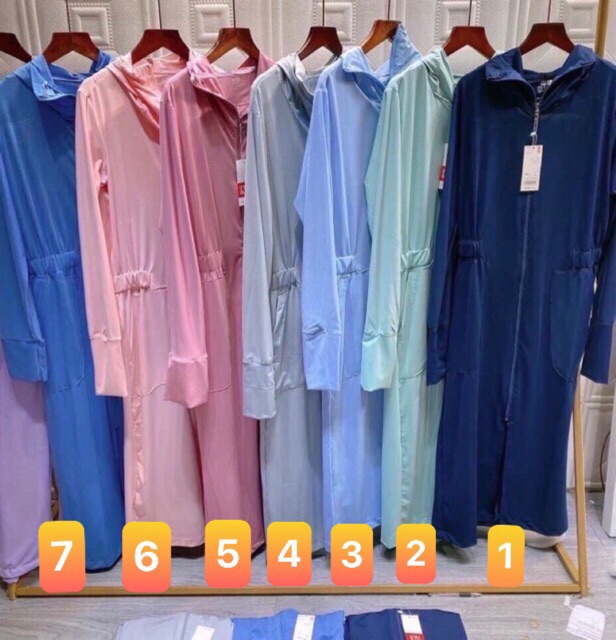 Áo Chống Nắng Toàn Thân 😈 XẢ KHO GIÁ GỐC 😈 Áo Chống Nắng Nữ Toàn Thân Đục Lỗ Làm Mát Thông Hơi | BigBuy360 - bigbuy360.vn