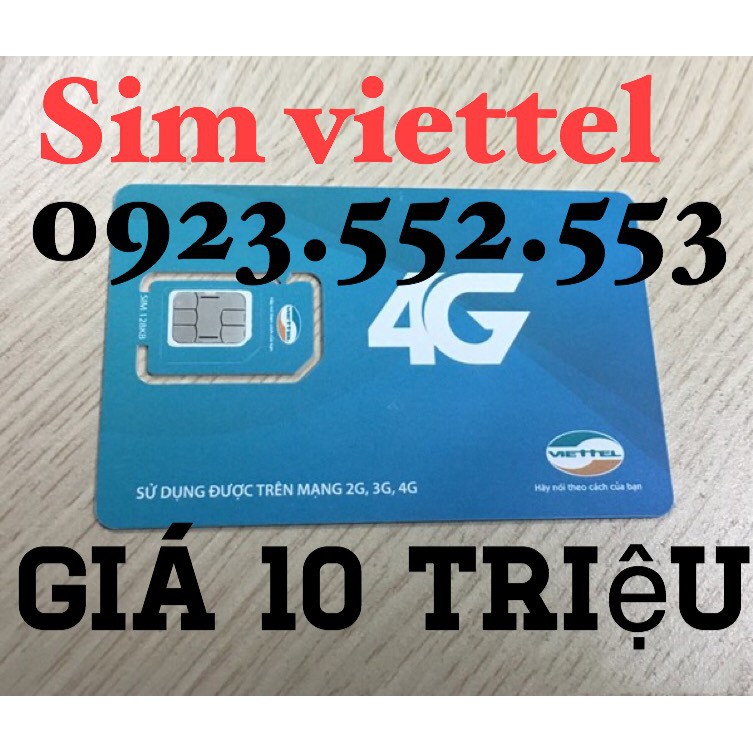 Sim viettel 10 số phong thủy