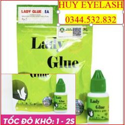 Keo nối mi Lady glue xanh-quyên quyên