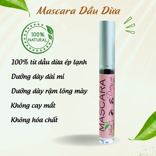 Dầu dừa dưỡng mi Minh Thư, mascara dầu dừa, dưỡng mi, 100% từ dầu dừa ép lạnh thiên nhiên
