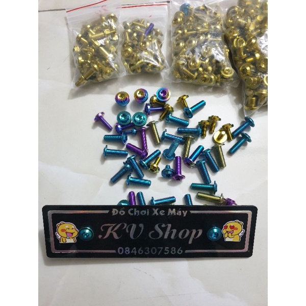 Ốc TiTan GR5 4li15, 5li15, 6li15, 8li25