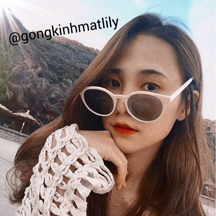 Kính mát nữ mắt tròn thời trang nhiều màu sắc lựa chọn Lilyeyewear -1332 | BigBuy360 - bigbuy360.vn