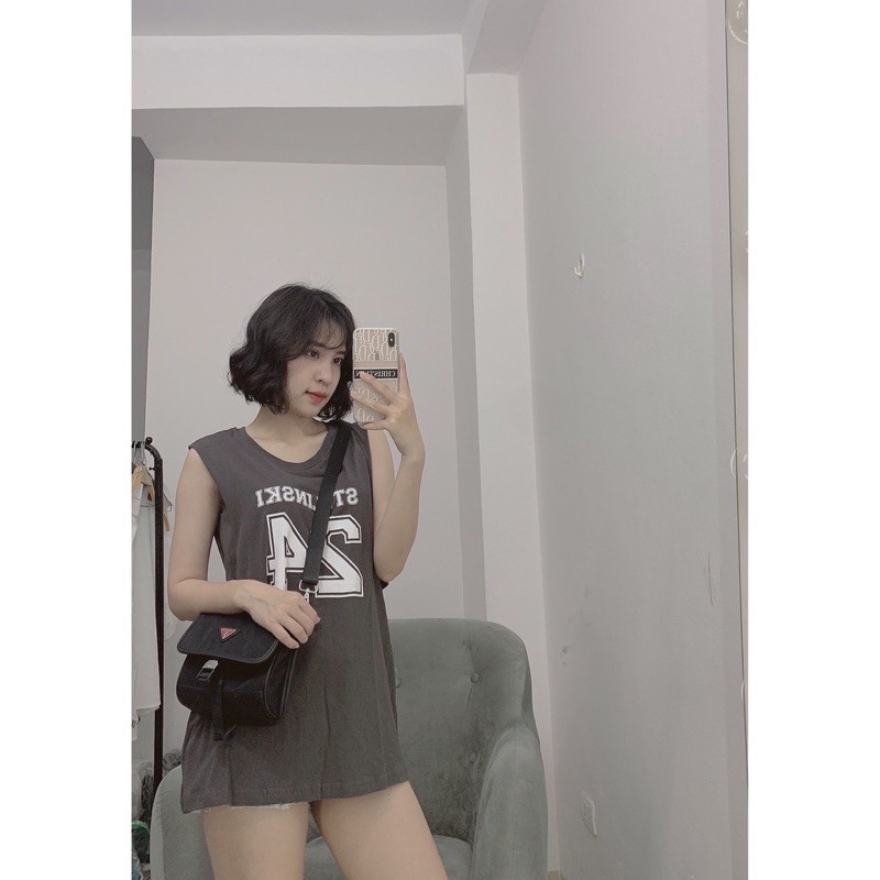áo tanktop kèm quây số 24