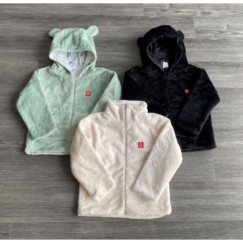Áo khoác lông thỏ Uniqlo xuất dư