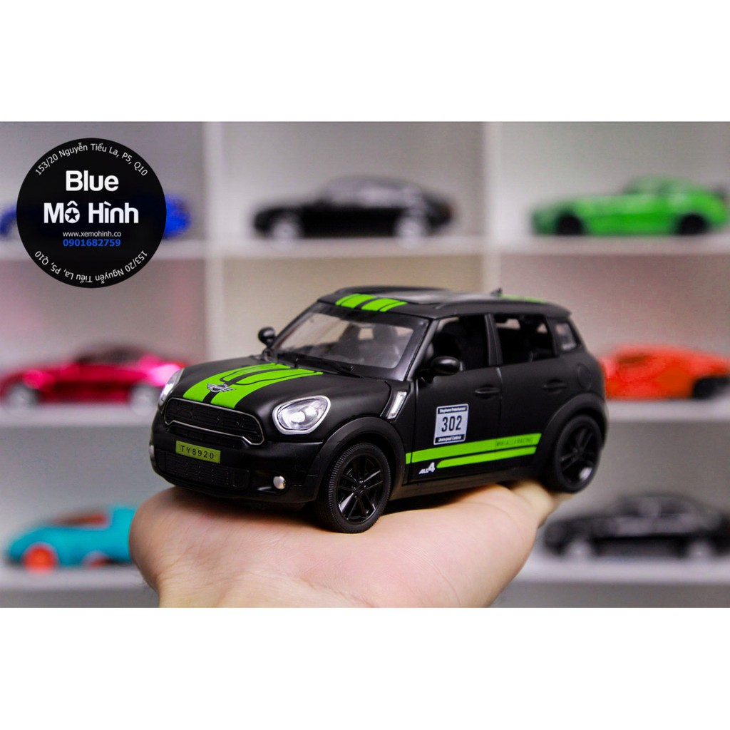 Blue mô hình | Xe mô hình Mini Cooper Countryman tỷ lệ 1:32 mở hết cửa