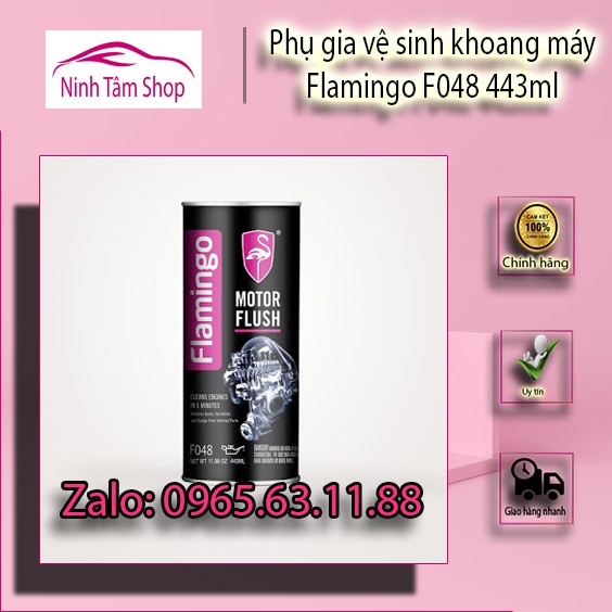 Dung dịch phụ gia vệ sinh khoang máy Flamingo F048 443ml