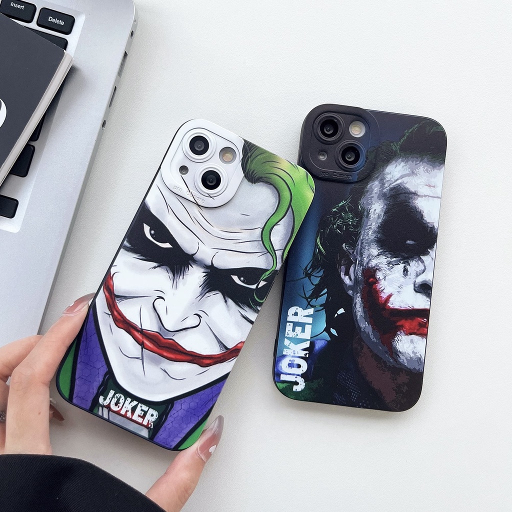 Ốp Điện Thoại Chống Sốc In Hình Joker Cho iPhone 14 / 13 / 12 / 11 / XS / 8P / 7P