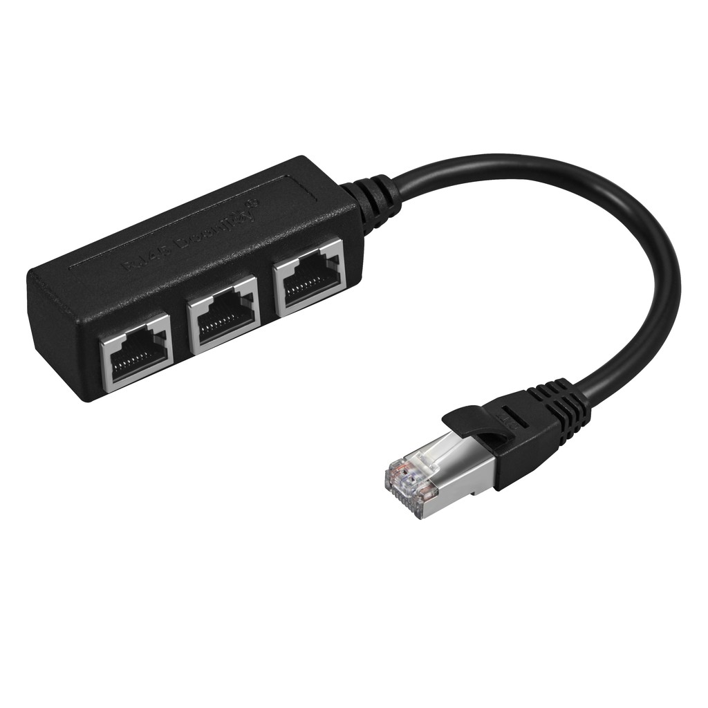 Bộ Chia Cổng Mạng LAN RJ45 1 Sang 3 Cổng | BigBuy360 - bigbuy360.vn