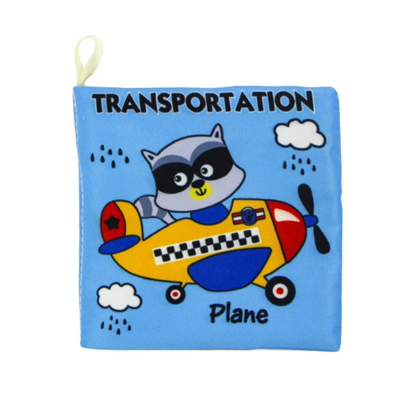 Sách Vải Mềm Có Âm Thanh Hình Động Vật Dành Cho Bé Sơ Sinh