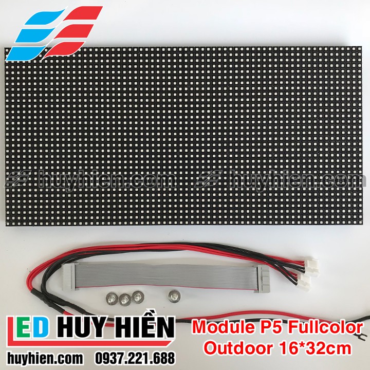 Module Led p5 full color màu ngoài trời, Module P5 Full màu ngoài trời