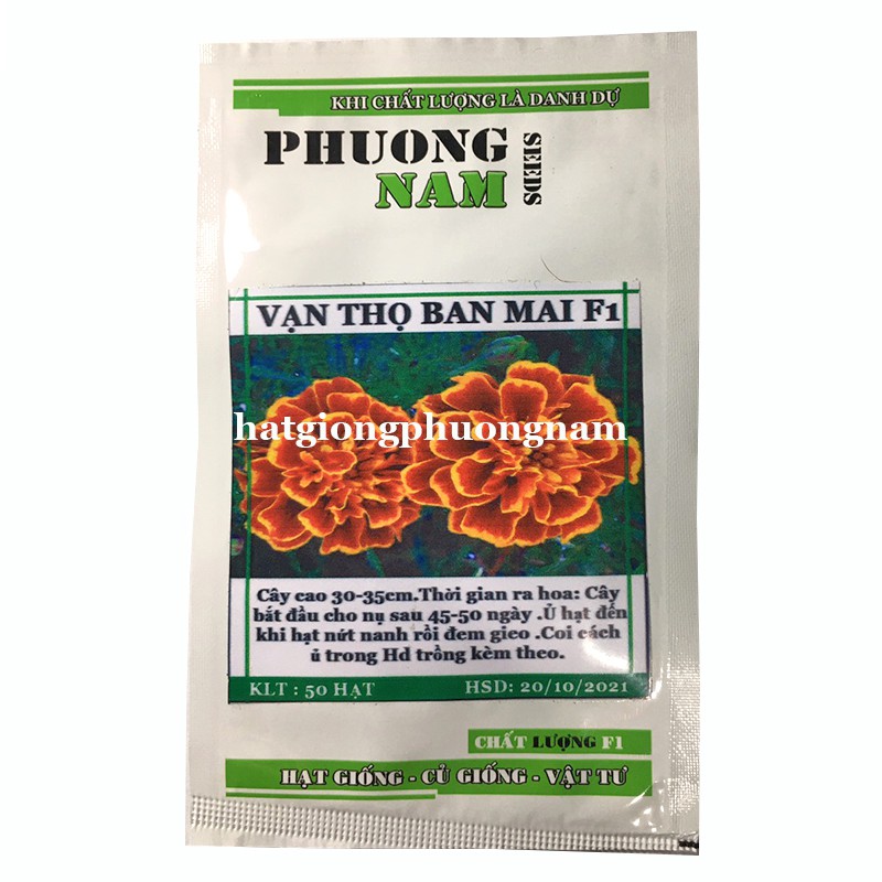 50H - HẠT GIỐNG HOA VẠN THỌ PHÁP